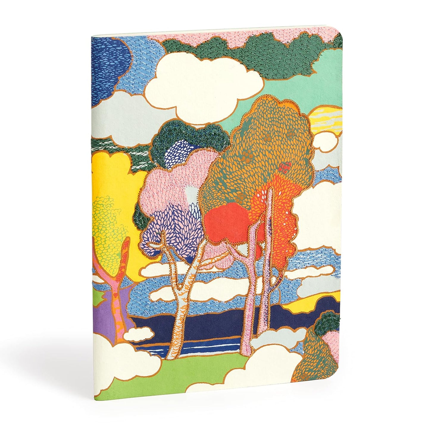 Liberty London Prospect Road B5 Handmade Embroidered Journal