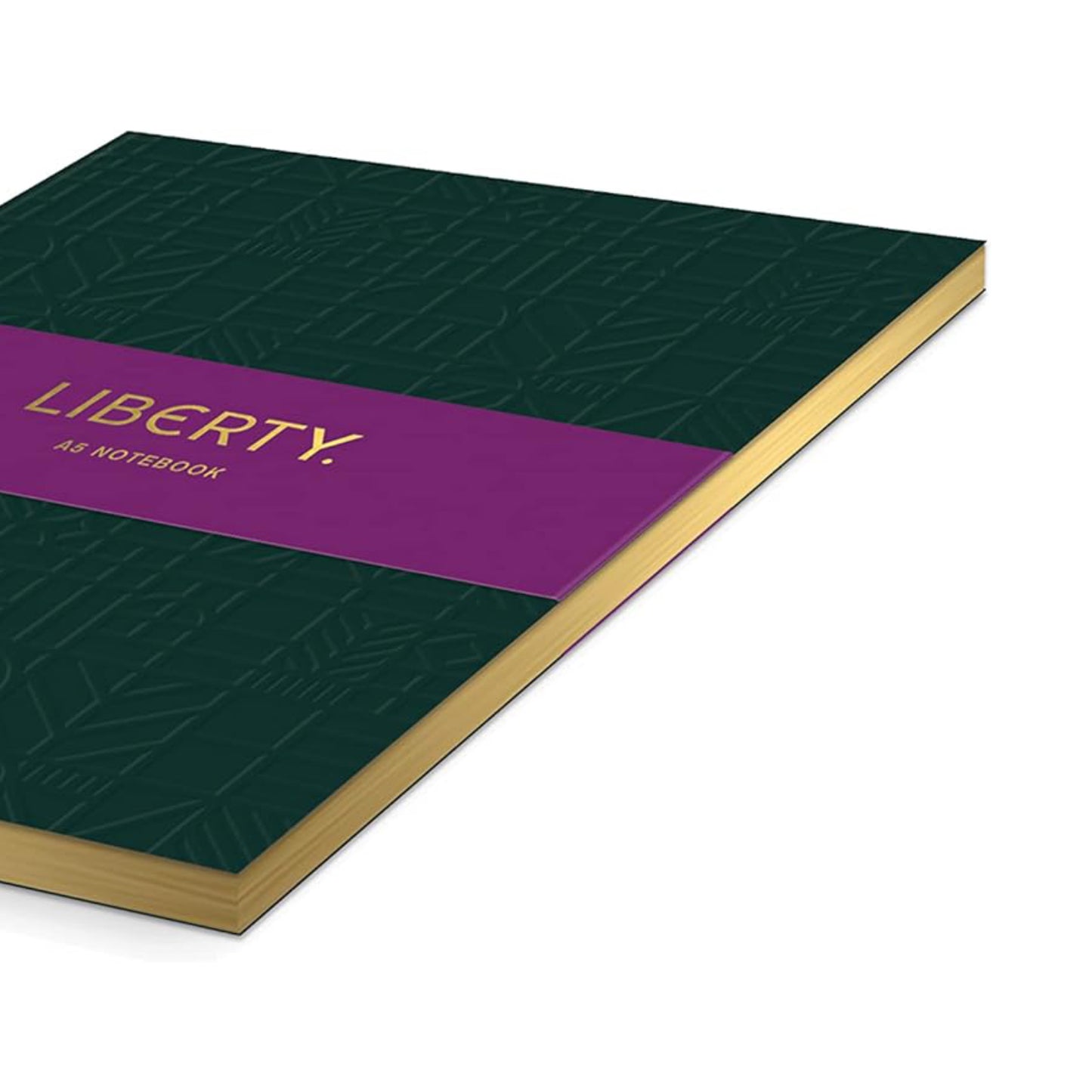 Liberty London Dark Green Tudor Embossed A5 Journal