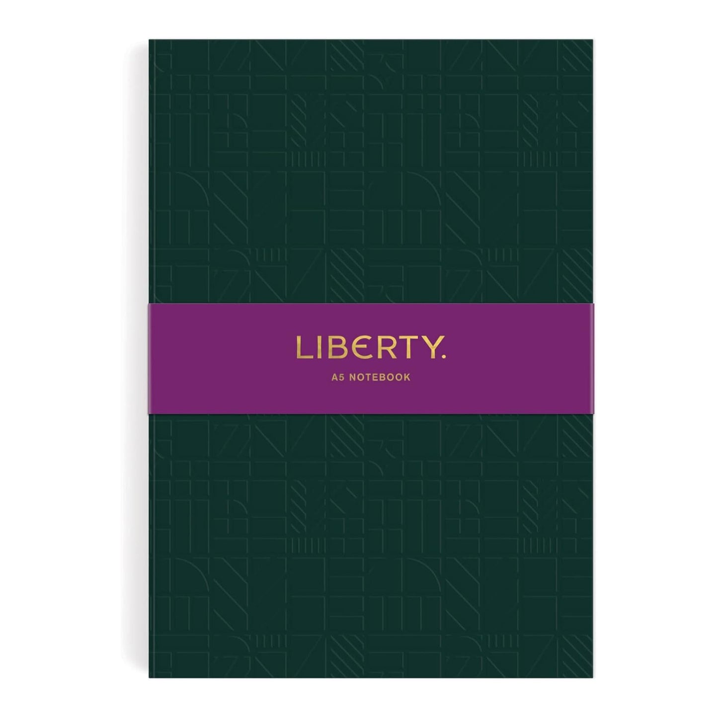 Liberty London Dark Green Tudor Embossed A5 Journal