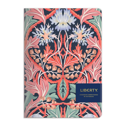 Liberty London May B5 Handmade Embroidered Journal