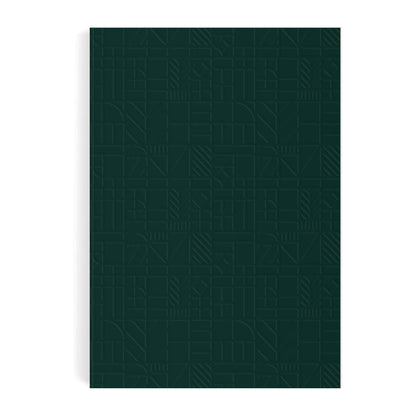 Liberty London Dark Green Tudor Embossed A5 Journal