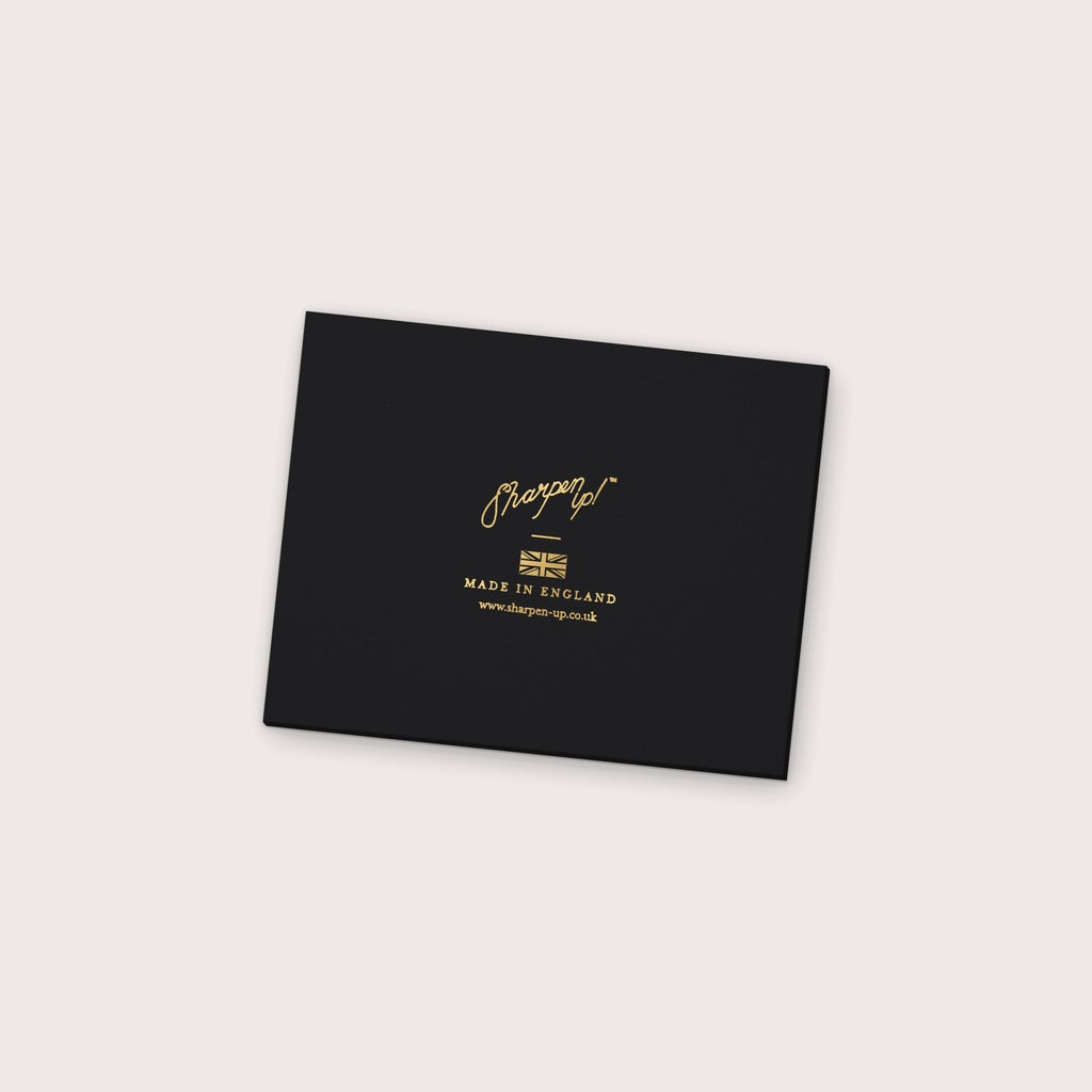 Notebook, Pen & 2 Accessories Gift Set – A4 gift box lid, gold foil