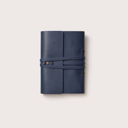 A5 Artisan Leather Journal – Navy