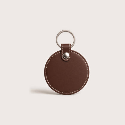 Round Key Fob – Chocolate