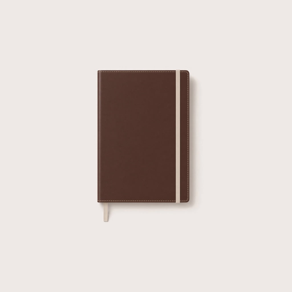 Notebook & Pen Gift Set – Chocolate notebook