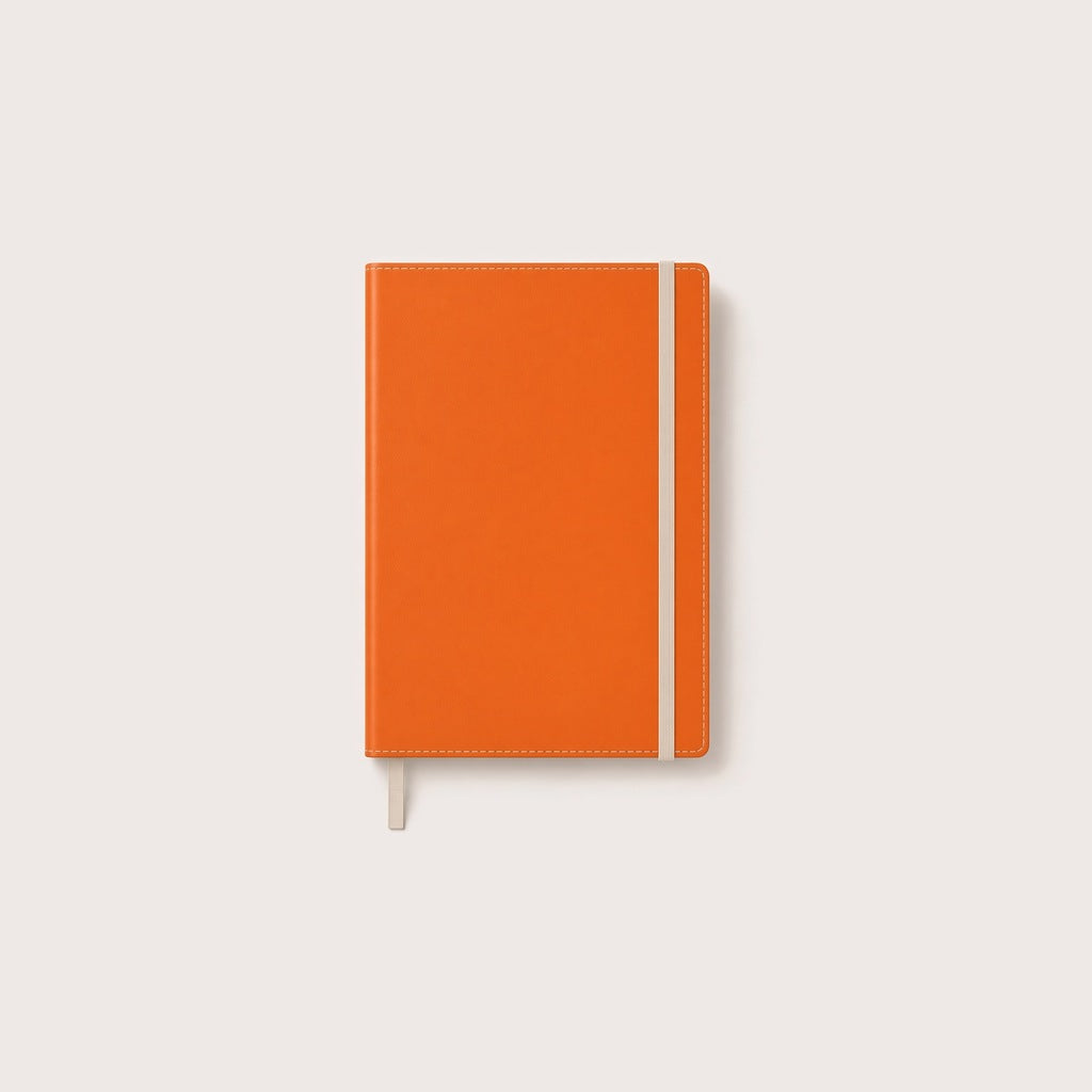 Notebook & Pen Gift Set – Orange notebook